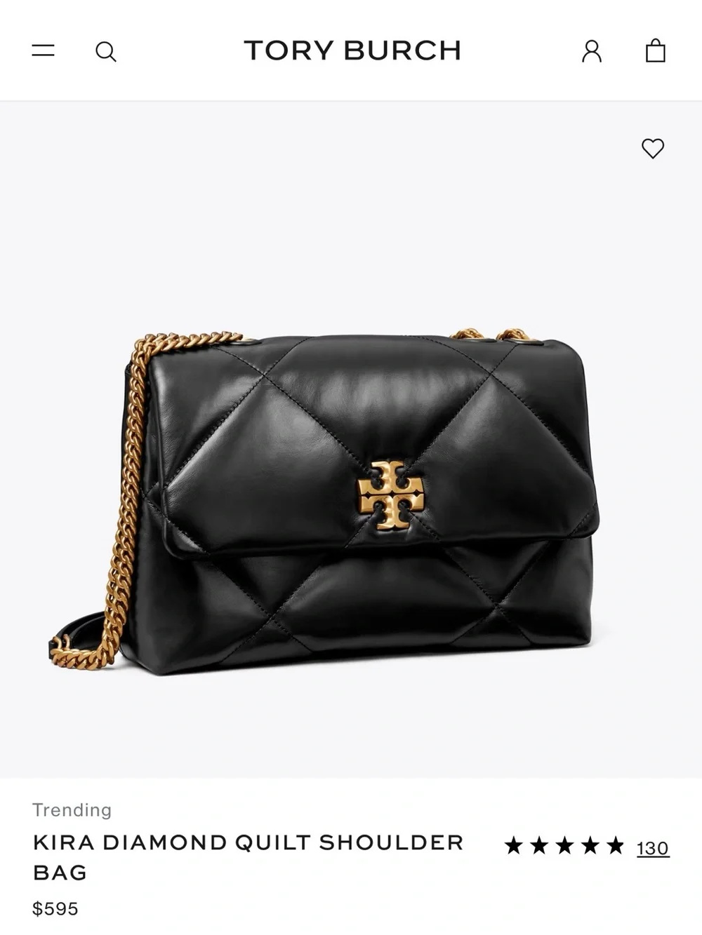 Tory Burch Kira Diamond Quilted